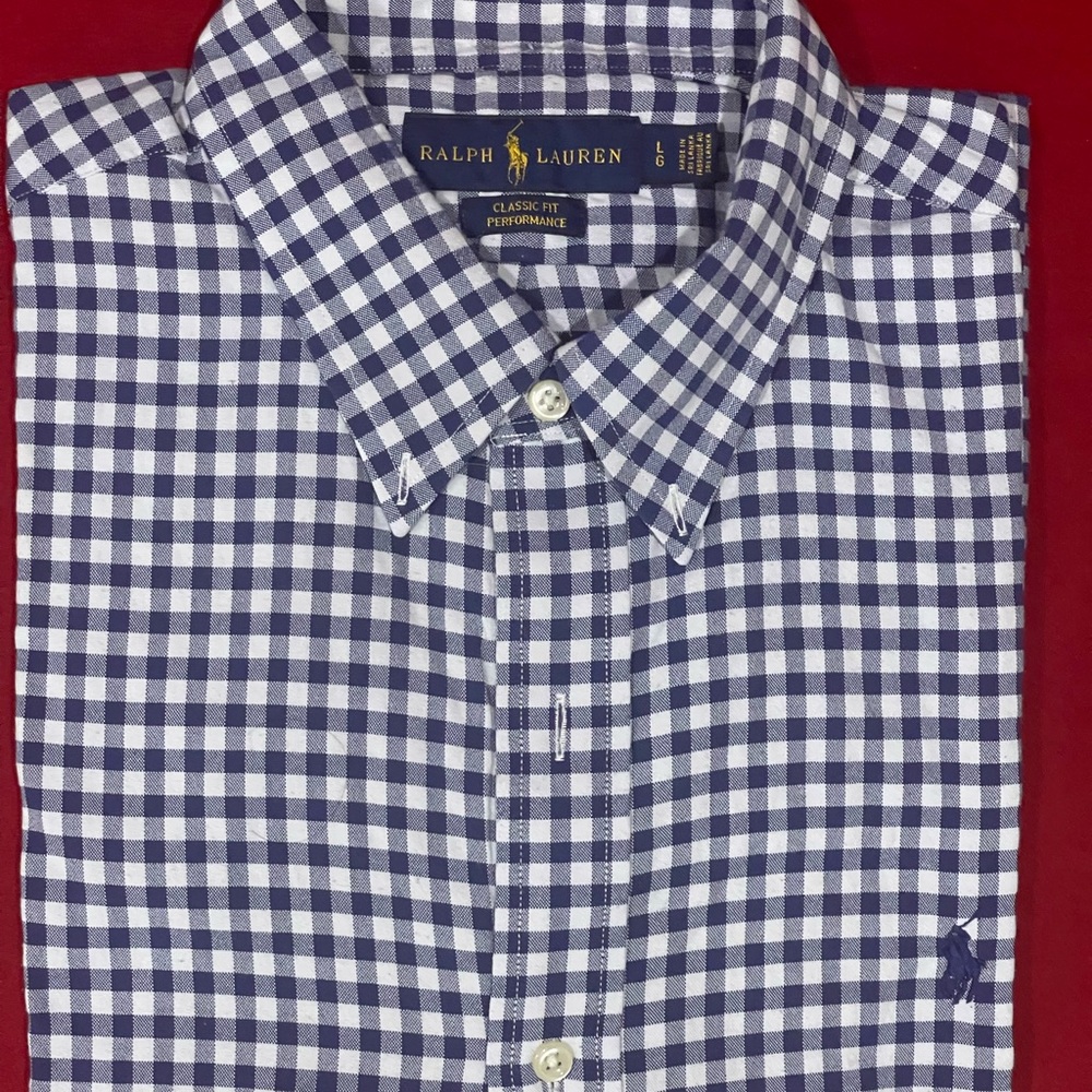 RALPH LAUREN Polo Classic Fit Performance Shirt, Size L